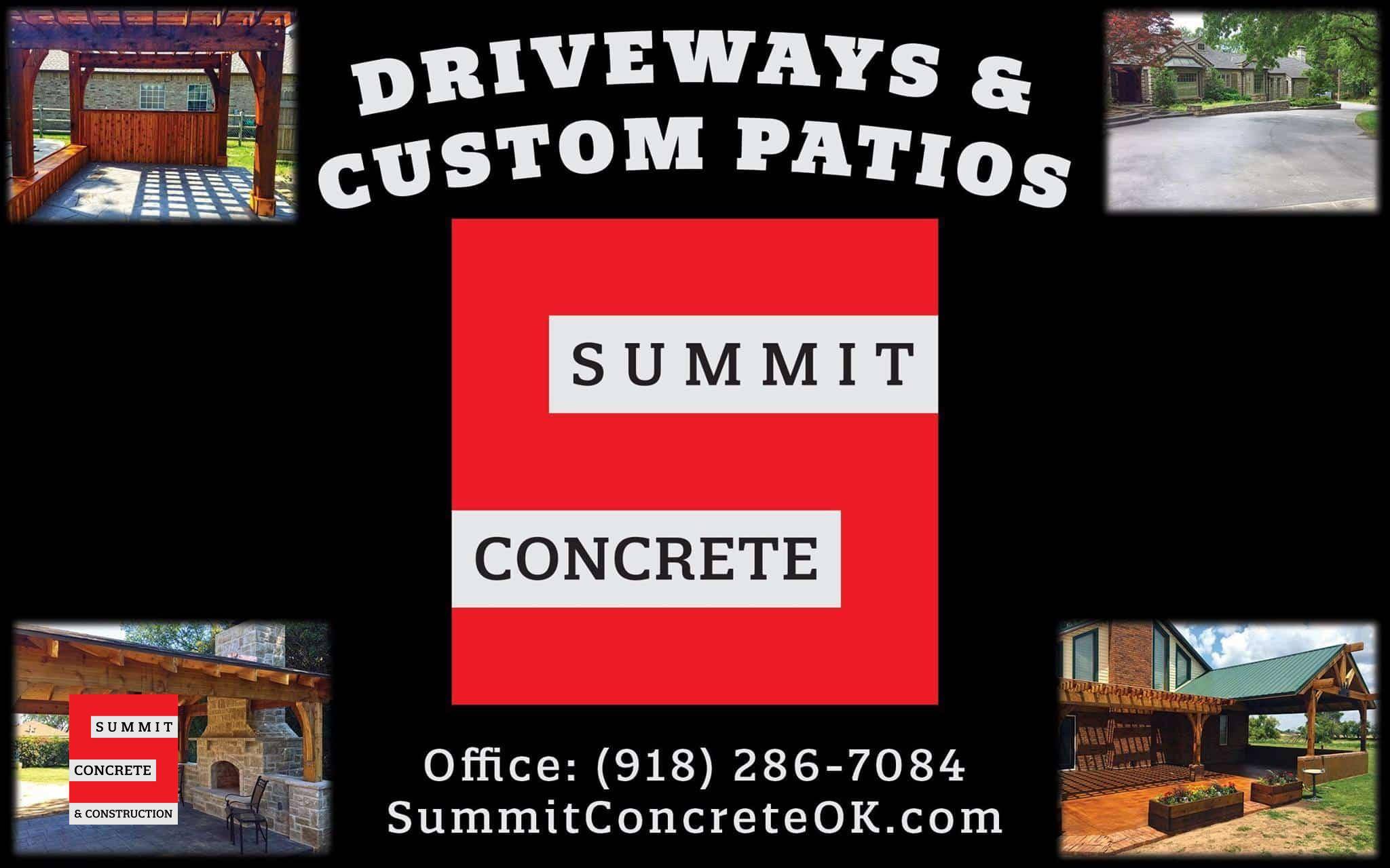 Summit Concrete & Construction logo pics banner