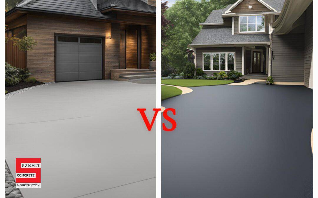 Concrete vs. Asphalt Driveways: Which is the Better Choice for Your Home?